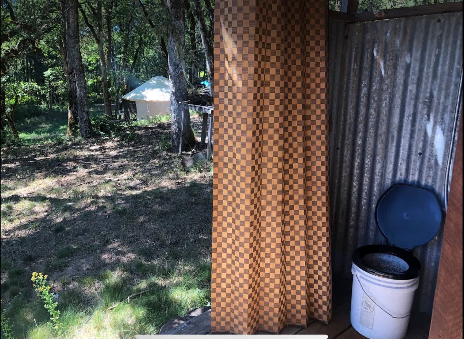 Yurt camp near White Salmon
